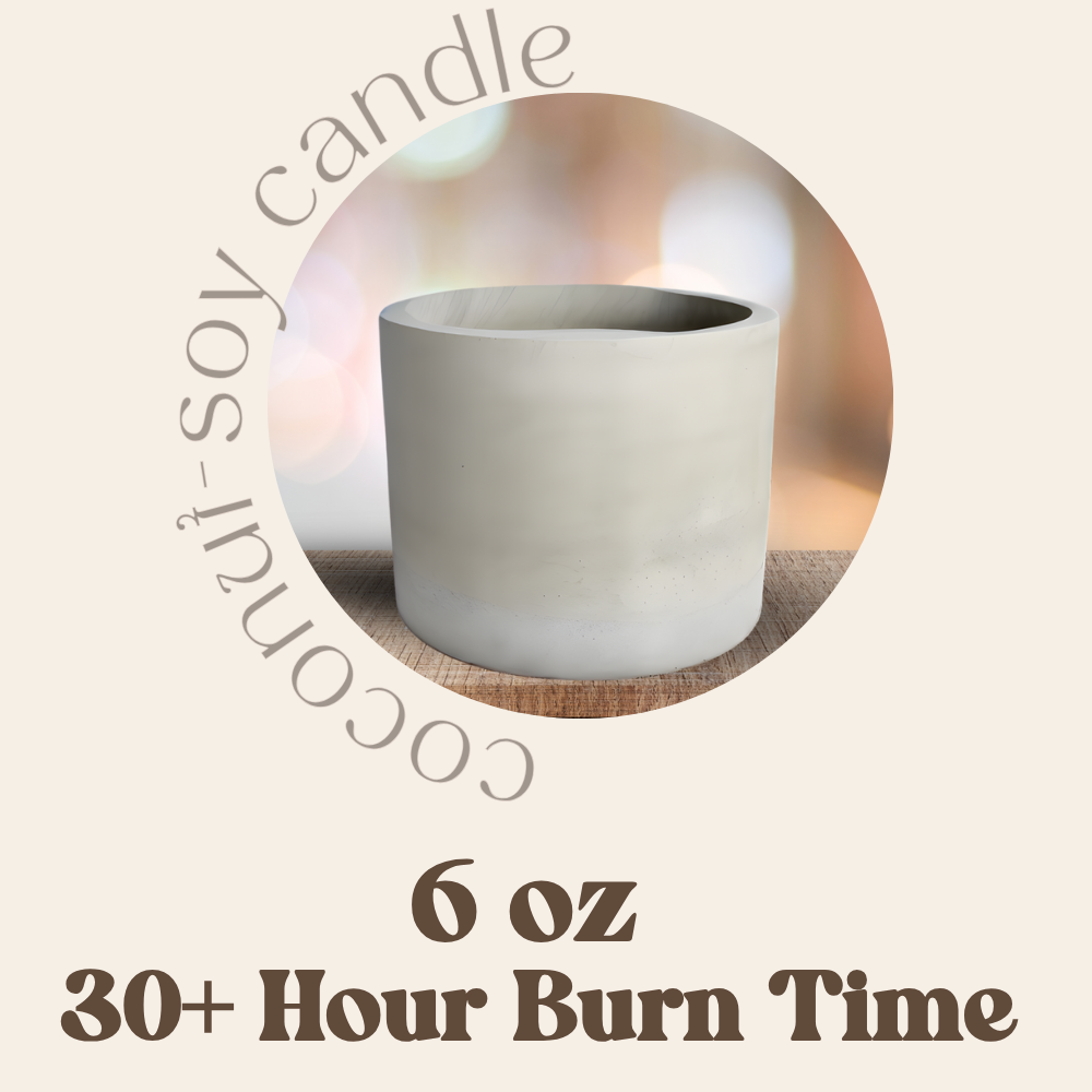6 oz Coconut-Soy Candle