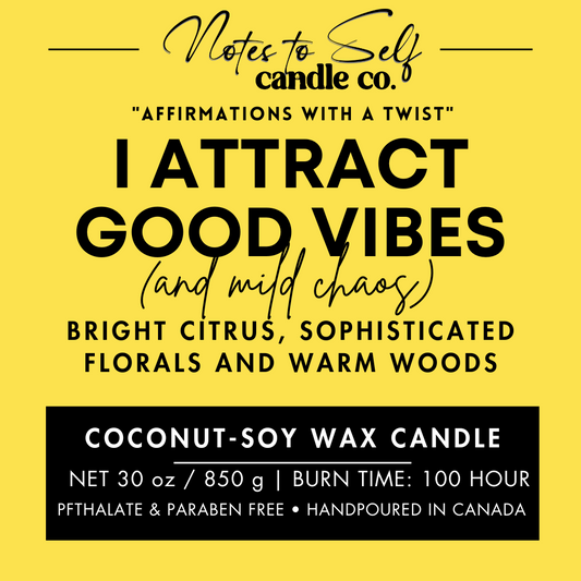 I Attract Good Vibes (And Mild Chaos)  30 oz