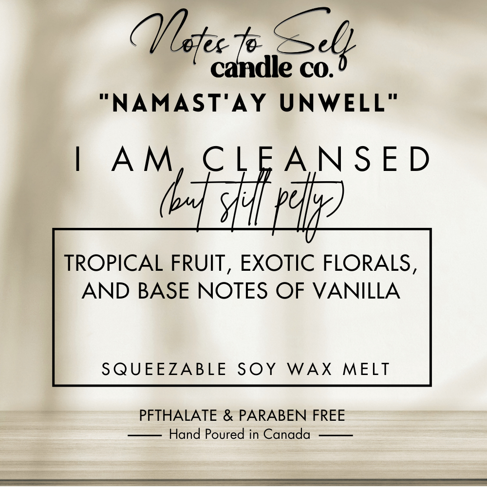 I Am Cleansed (But Still Petty)