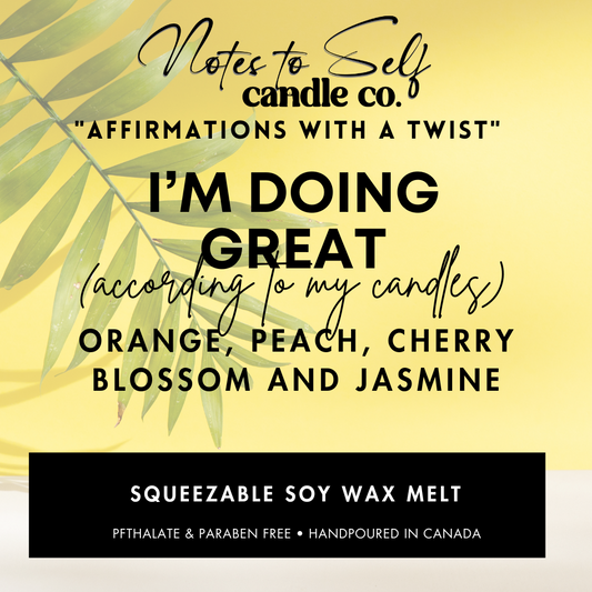 I'm Doing Great (According to My Candles)