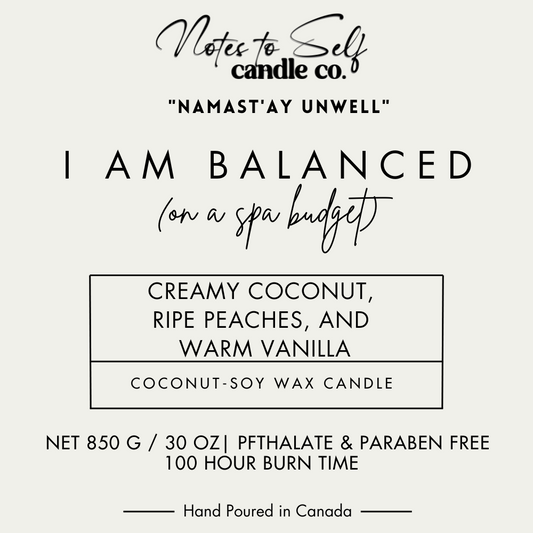 I Am Balanced (On a Spa Budget) 30 oz