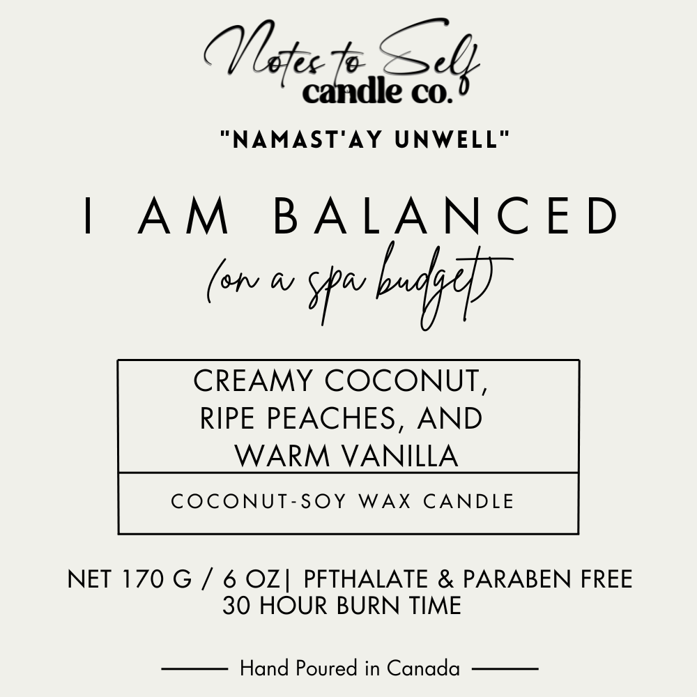 I Am Balanced (On a Spa Budget) 6 oz