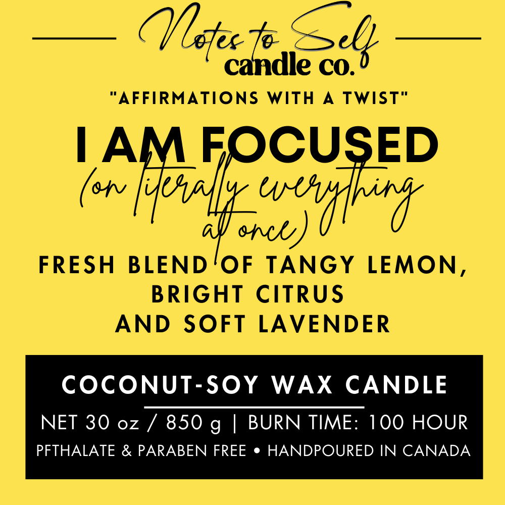 I Am Focused (On Literally Everything At Once)  30 oz